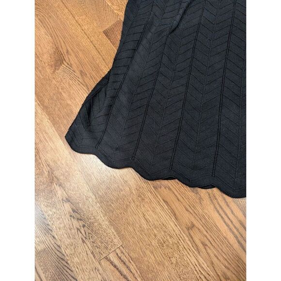 JOIE Crochet Dress Short Chevron Scalloped Bottom Size S BNWT - Picture 6 of 11